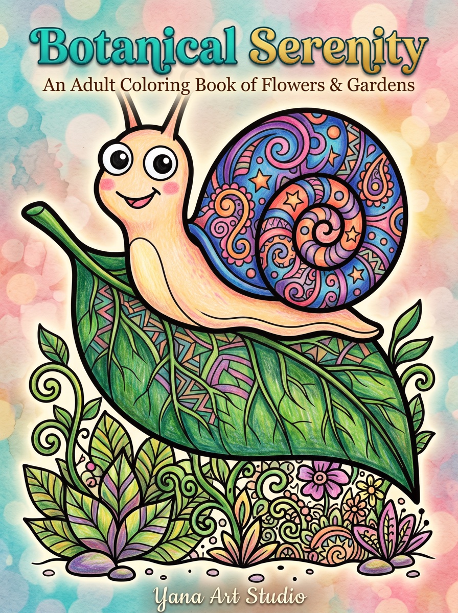 Botanical Serenity — AI-generated cover