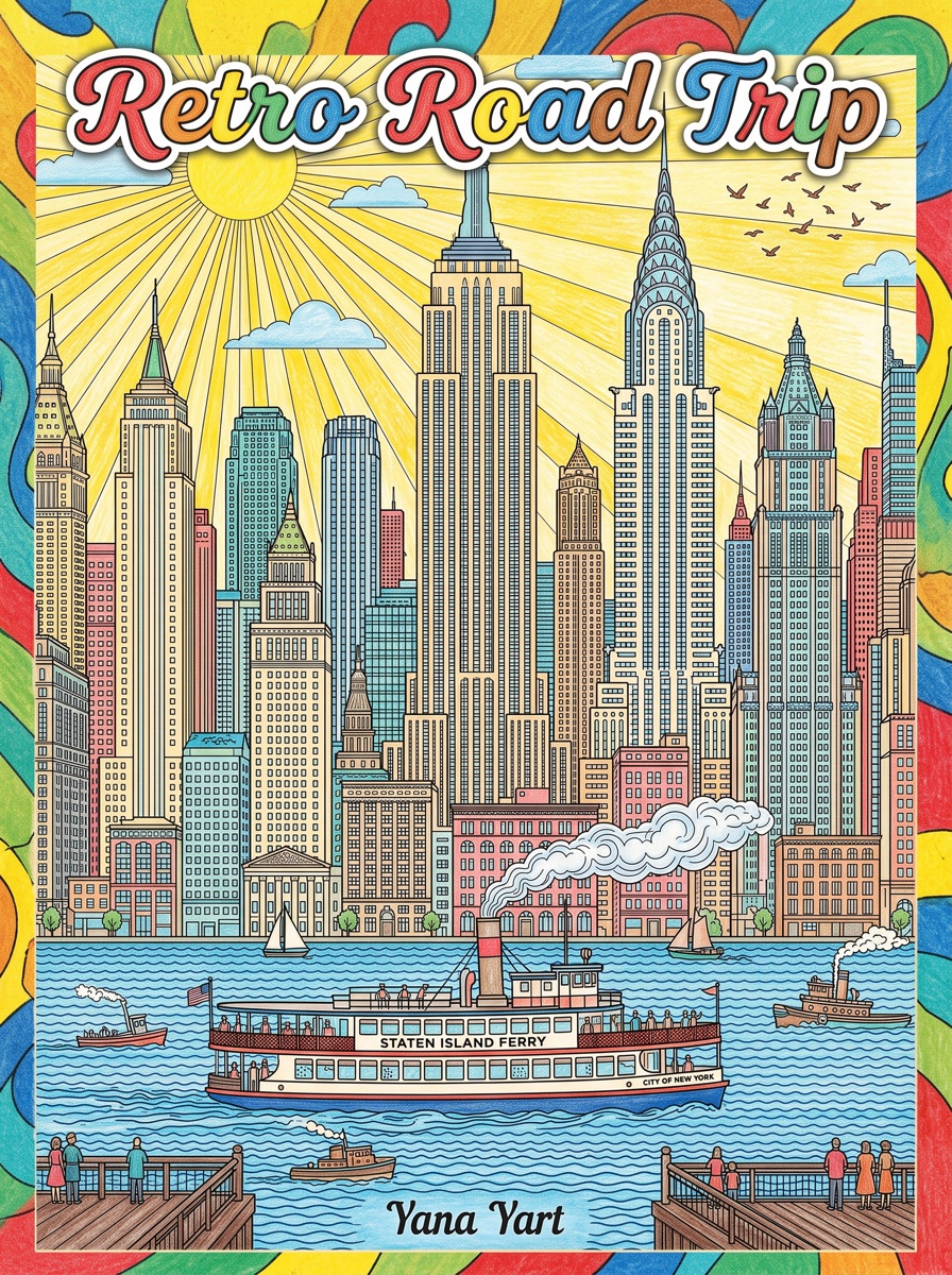 Retro Road Trip — AI-generated cover