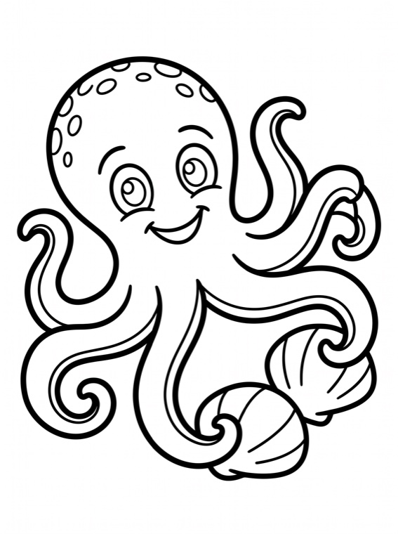 Octopus & Shells