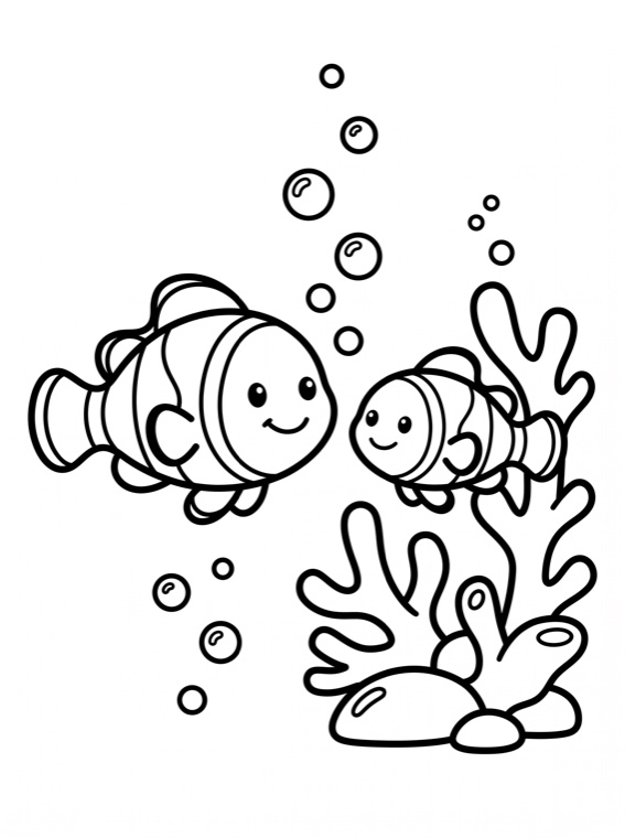 Clownfish & Coral