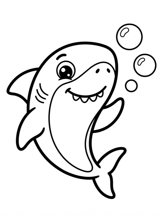 Shark's Friendly Wave