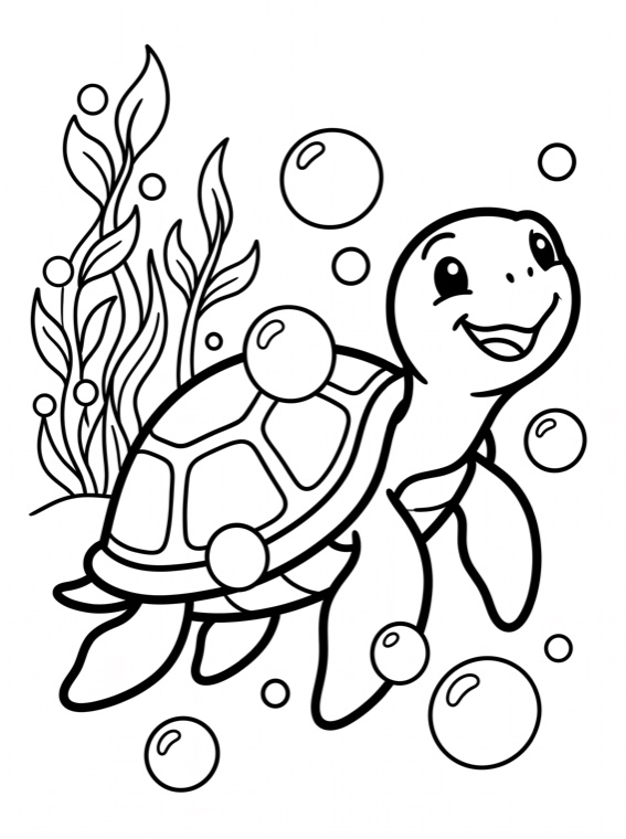 Turtle's Bubble Ride