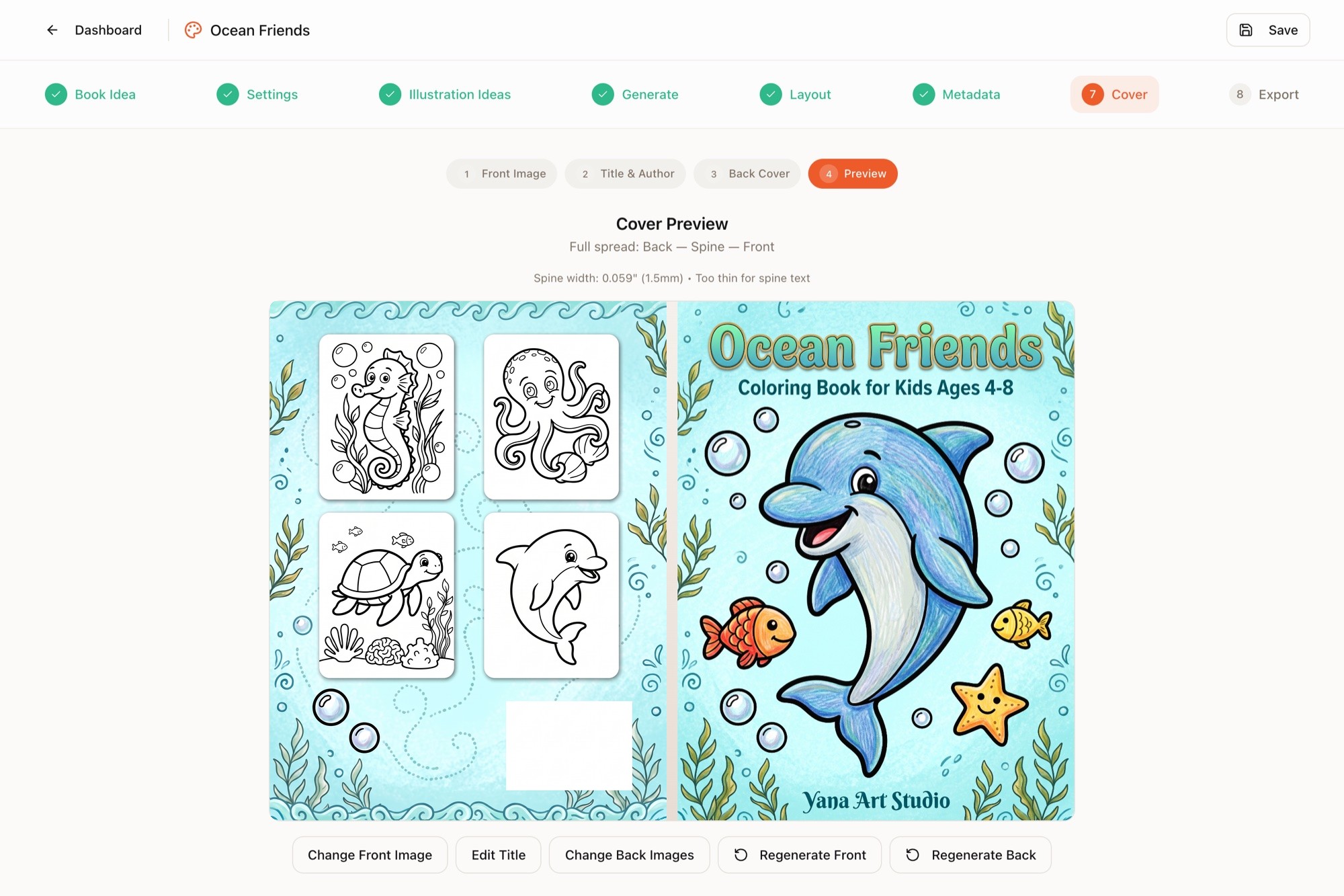 Design Your Cover — app screenshot
