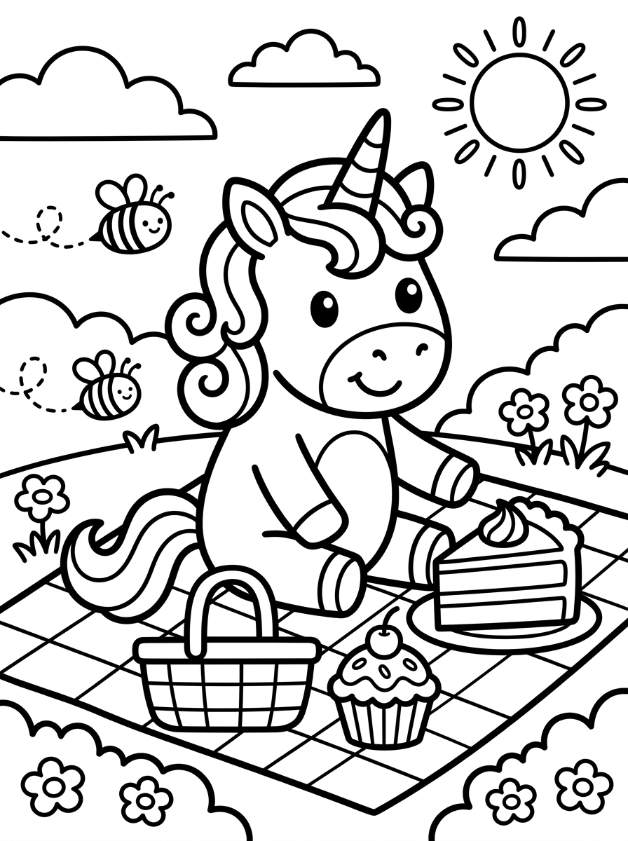Unicorn Dessert Picnic